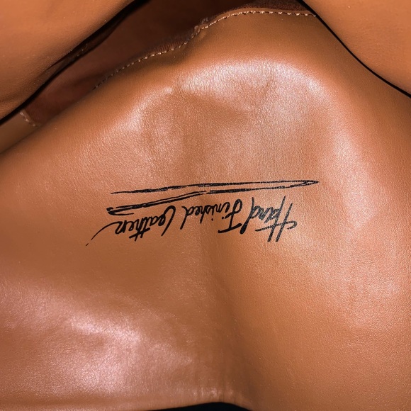 Franco Sarto Womens Haleen Brown Leather Wide Calf Knee-High Boots Boots NWOB. - Picture 8 of 8